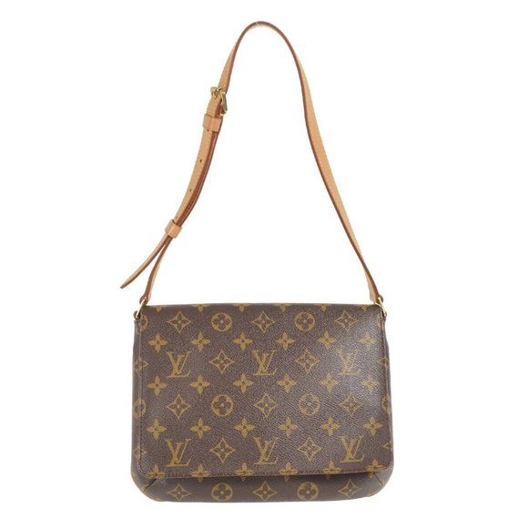 Louis Vuitton Musette Tango Short Shoulder Bag Monogram Canvas Leeather - Picture 1 of 9